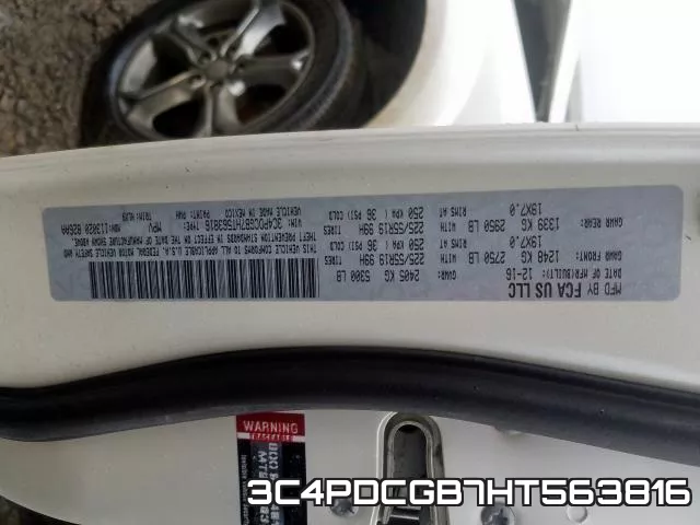 3C4PDCGB7HT563816 фото 2