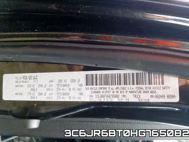 3C6JR6BT0HG765082 фото 2