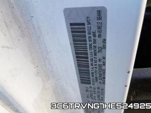 3C6TRVNG7HE524925 фото 2