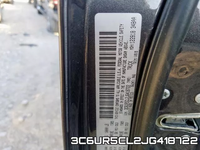 3C6UR5CL2JG418722 фото 2