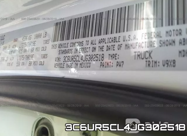 3C6UR5CL4JG302518 фото 10