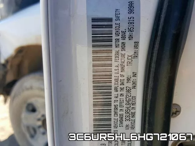 3C6UR5HL6HG721067 фото 2