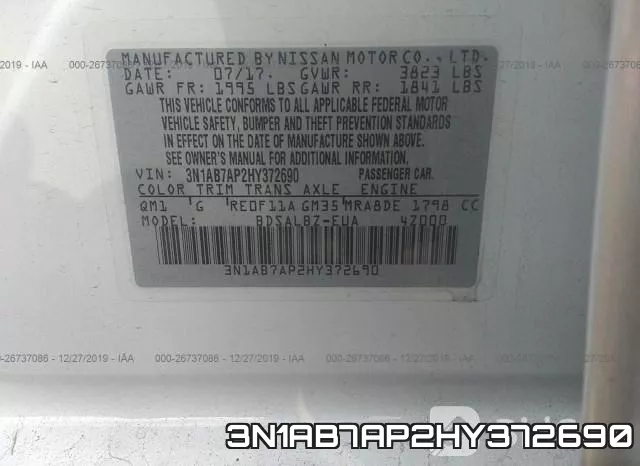 3N1AB7AP2HY372690 фото 9
