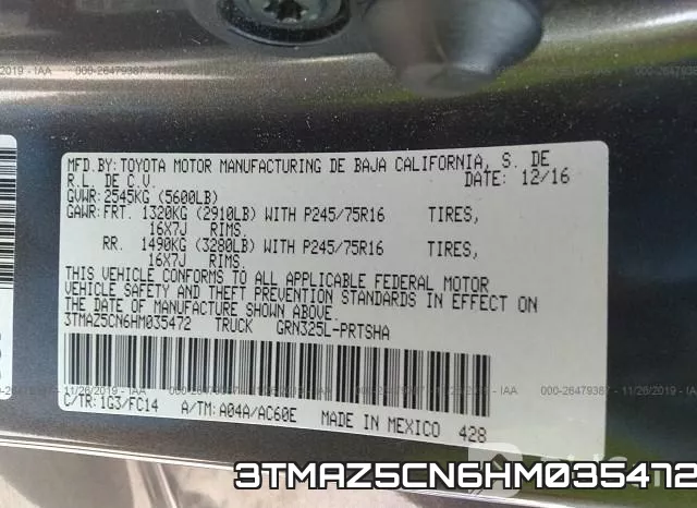 3TMAZ5CN6HM035472 фото 10