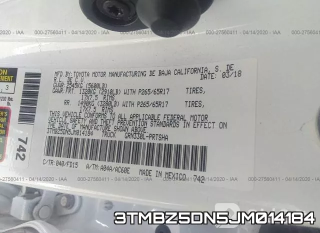 3TMBZ5DN5JM014184 фото 10