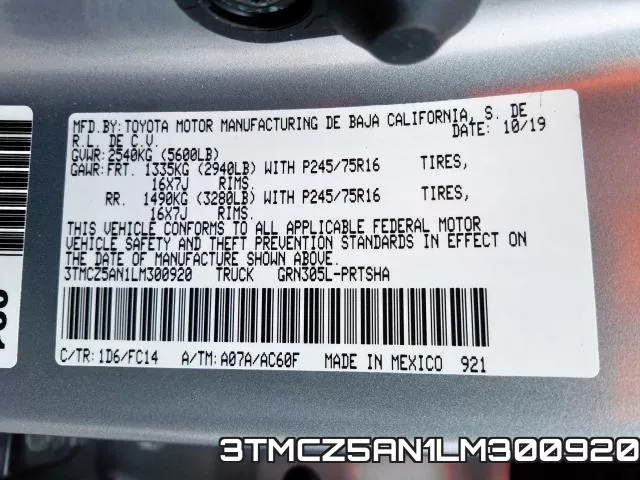 3TMCZ5AN1LM300920 фото 2