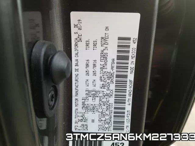 3TMCZ5AN6KM227333 фото 2