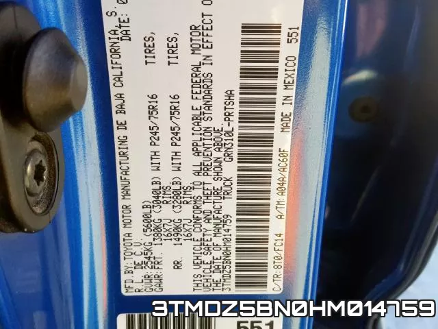 3TMDZ5BN0HM014759 фото 2