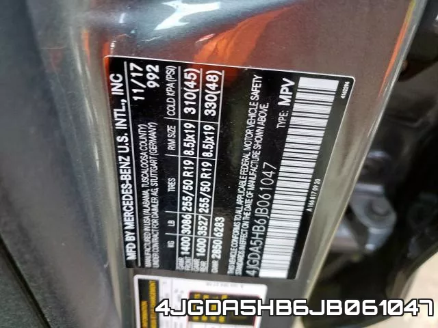 4JGDA5HB6JB061047 фото 2