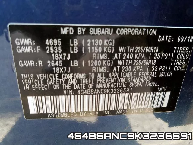 4S4BSANC9K3236591 фото 2
