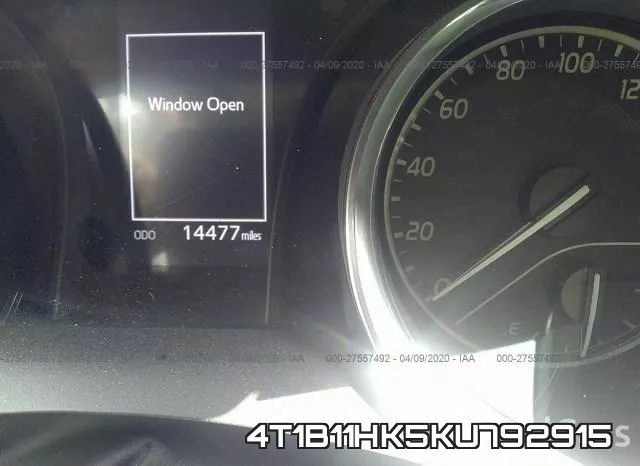 4T1B11HK5KU792915 фото 8