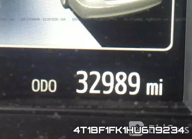 4T1BF1FK1HU679234 фото 8