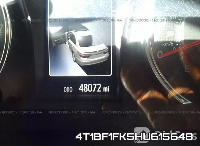 4T1BF1FK5HU615648 фото 8