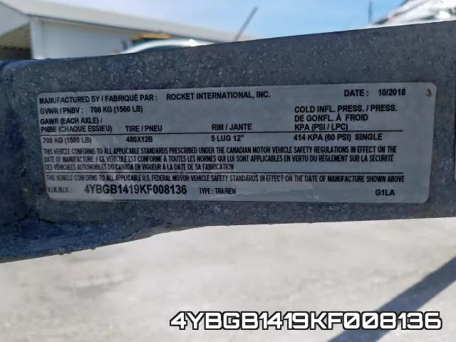 4YBGB1419KF008136 фото 2
