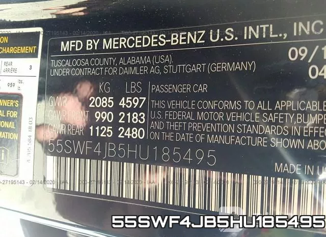 55SWF4JB5HU185495 фото 10