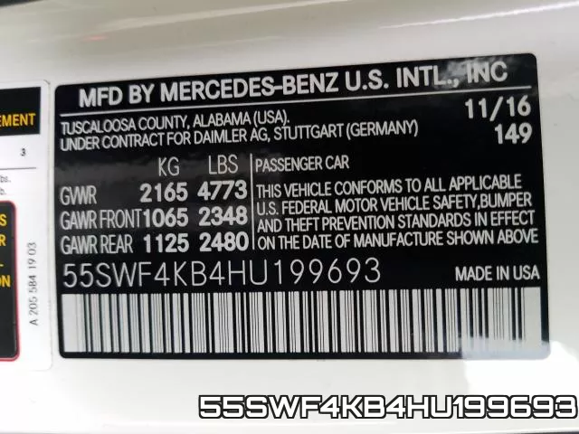 55SWF4KB4HU199693 фото 2