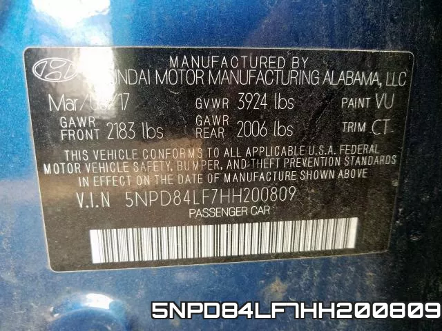 5NPD84LF7HH200809 фото 2