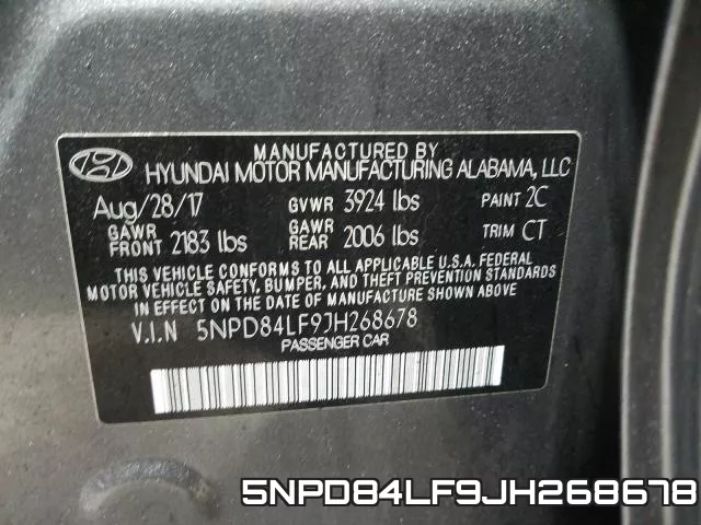 5NPD84LF9JH268678 фото 2