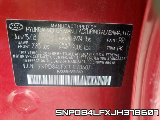 5NPD84LFXJH378607 фото 2