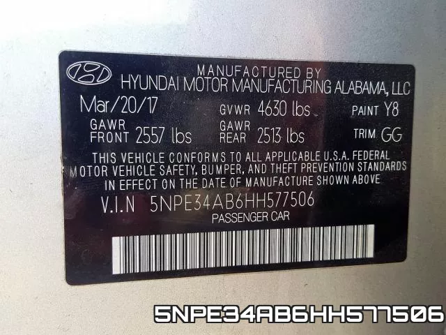5NPE34AB6HH577506 фото 2