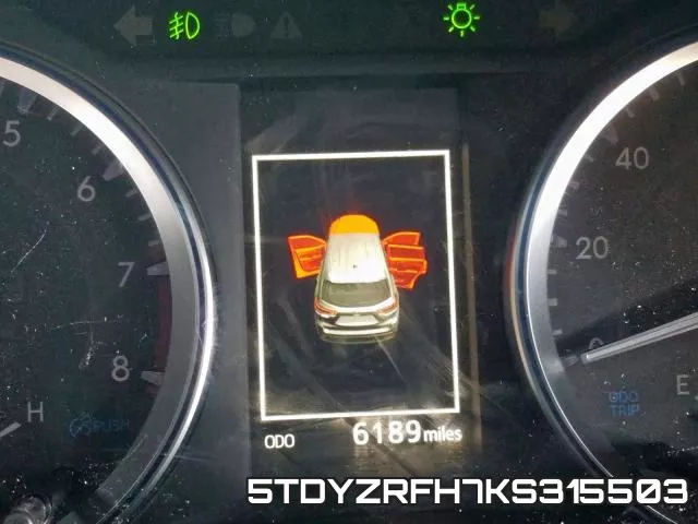 5TDYZRFH7KS315503 фото 9
