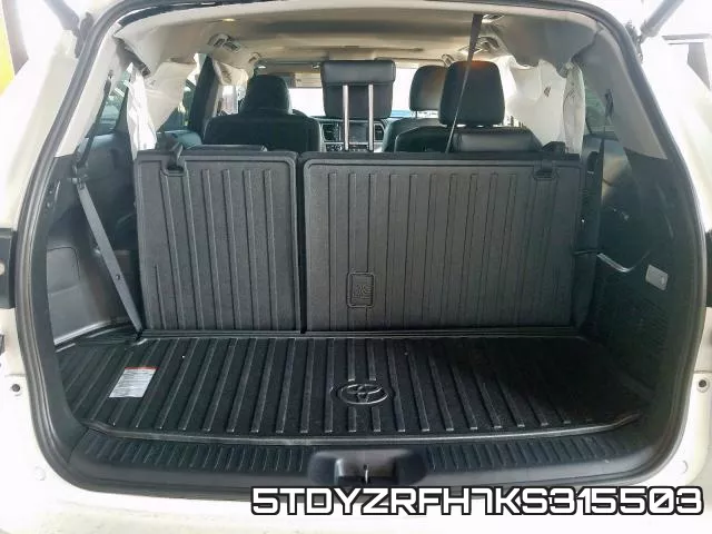 5TDYZRFH7KS315503 фото 10