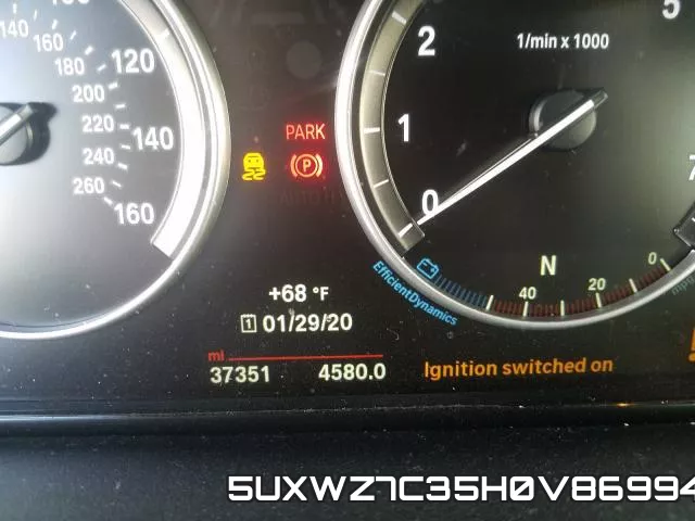 5UXWZ7C35H0V86994 фото 9