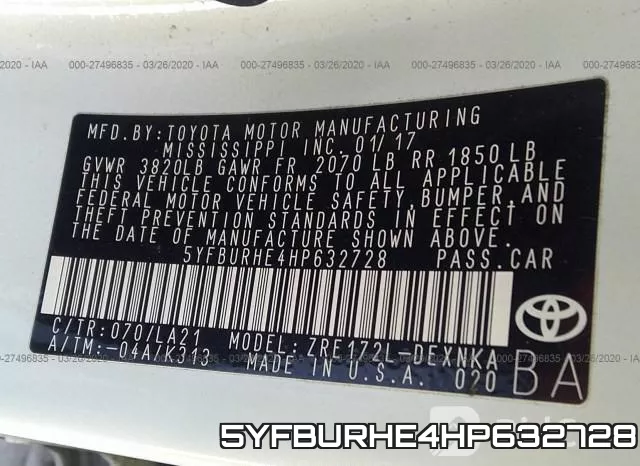 5YFBURHE4HP632728 фото 10