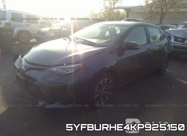 5YFBURHE4KP925150 фото 3