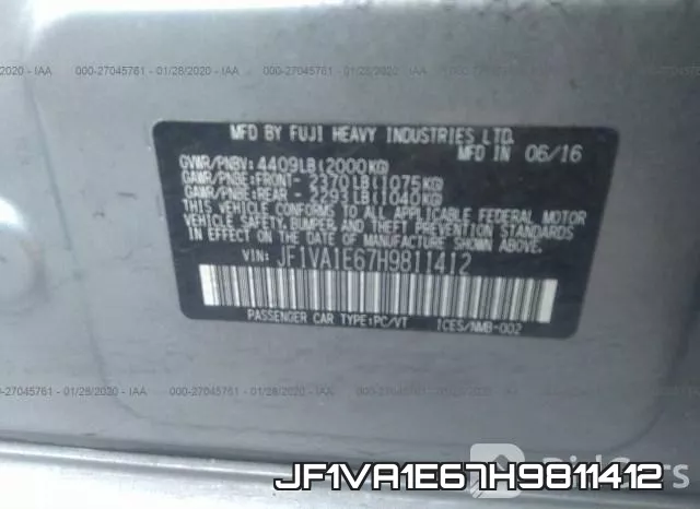 JF1VA1E67H9811412 фото 10