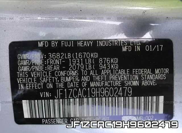 JF1ZCAC19H9602479 фото 10