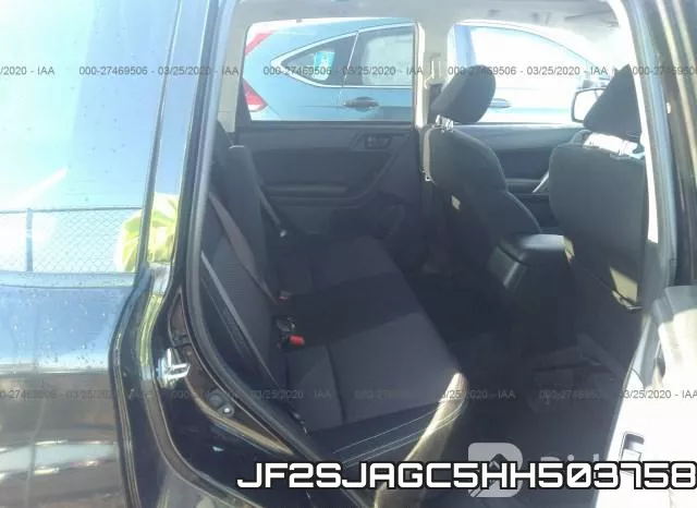 JF2SJAGC5HH503758 фото 9
