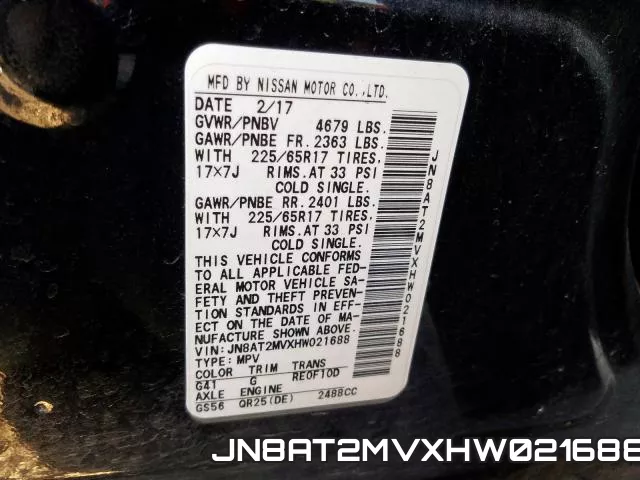 JN8AT2MVXHW021688 фото 2