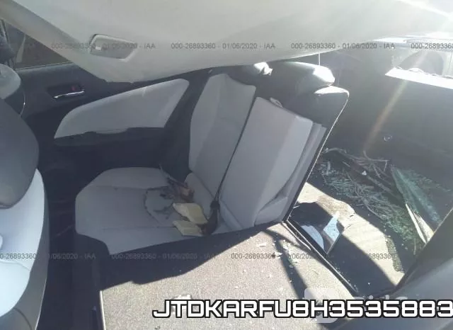 JTDKARFU8H3535883 фото 9