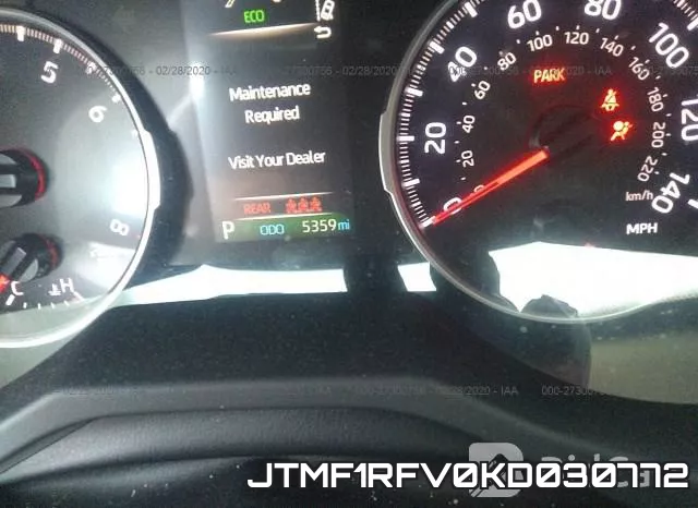 JTMF1RFV0KD030772 фото 8