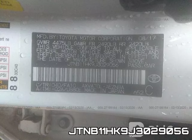 JTNB11HK9J3029056 фото 10