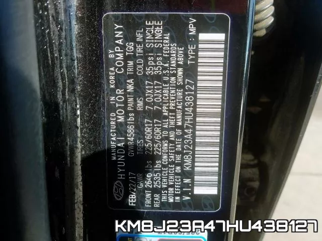 KM8J23A47HU438127 фото 2