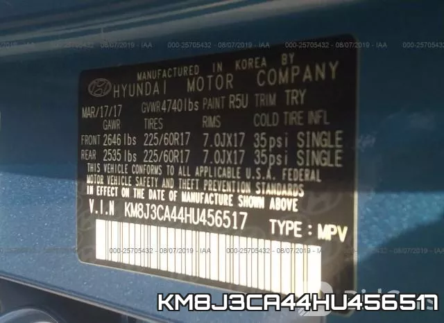 KM8J3CA44HU456517 фото 10