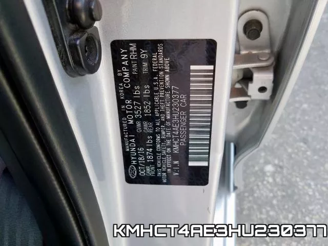 KMHCT4AE3HU230377 фото 2