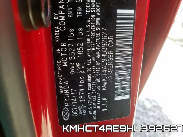 KMHCT4AE9HU392627 фото 2