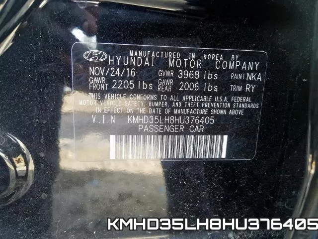 KMHD35LH8HU376405 фото 2