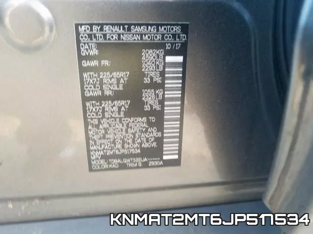KNMAT2MT6JP517534 фото 2