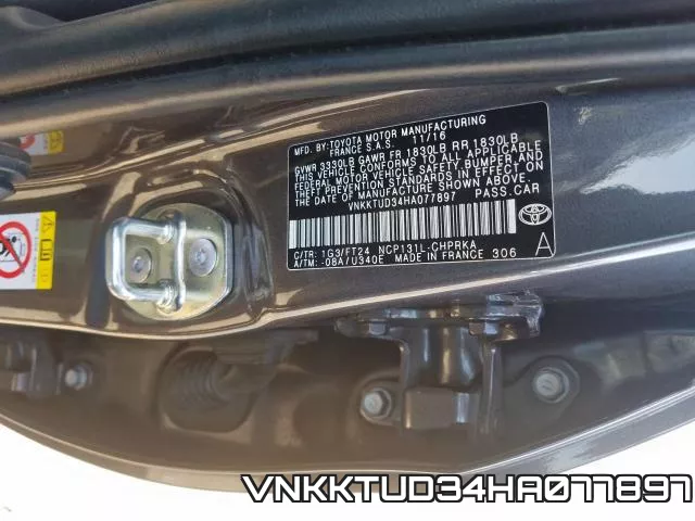 VNKKTUD34HA077897 фото 2