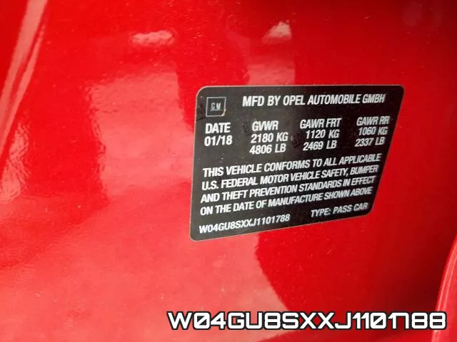W04GU8SXXJ1101788 фото 2