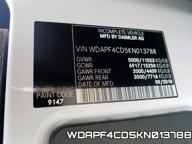 WDAPF4CD5KN013788 фото 2