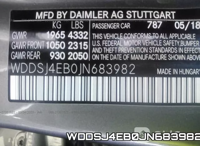 WDDSJ4EB0JN683982 фото 10