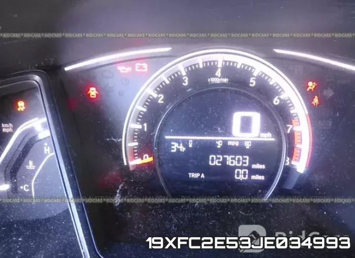 19XFC2E53JE034993 фото 8