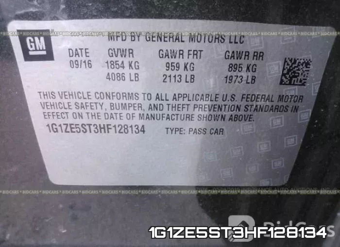 1G1ZE5ST3HF128134 фото 10