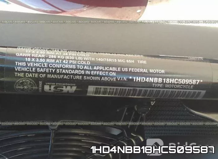 1HD4NBB18HC509587 фото 2
