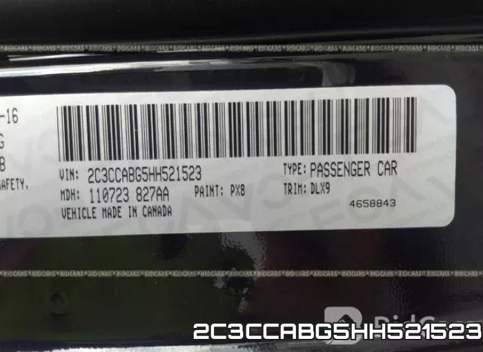 2C3CCABG5HH521523 фото 10